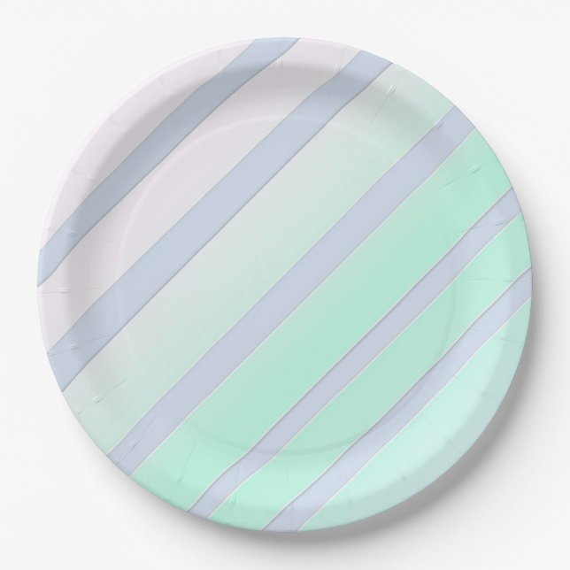Stripes Paper Plate (Front)