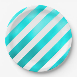 Stripes Paper Plate