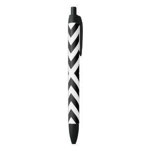 Stripes Pattern Black Ink Pen