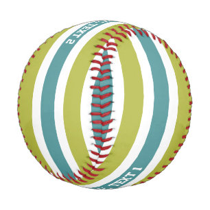 Stripes Pattern custom baseball