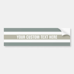 Stripes Pattern custom bumpersticker Bumper Sticker