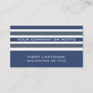Stripes Pattern custom business cards