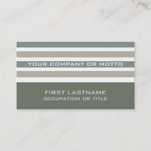 Stripes Pattern custom business cards