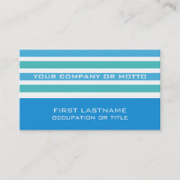 Stripes Pattern custom business cards