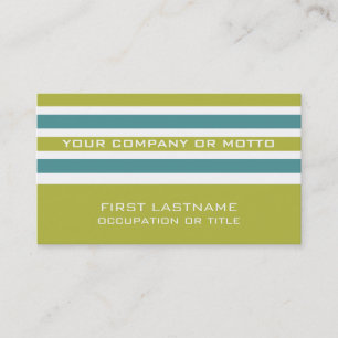 Stripes Pattern custom business cards