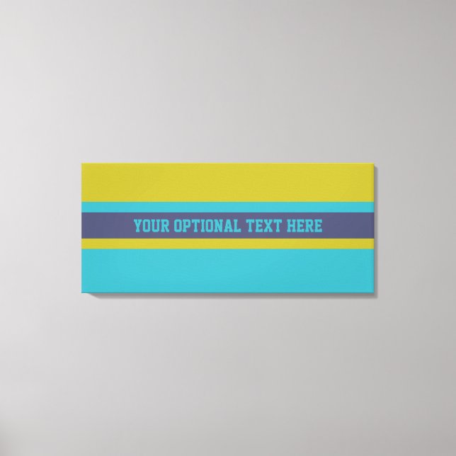 Stripes Pattern custom canvas print (Front)