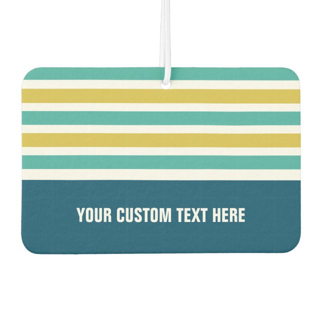Stripes Pattern custom car air freshner Freshener (Front)