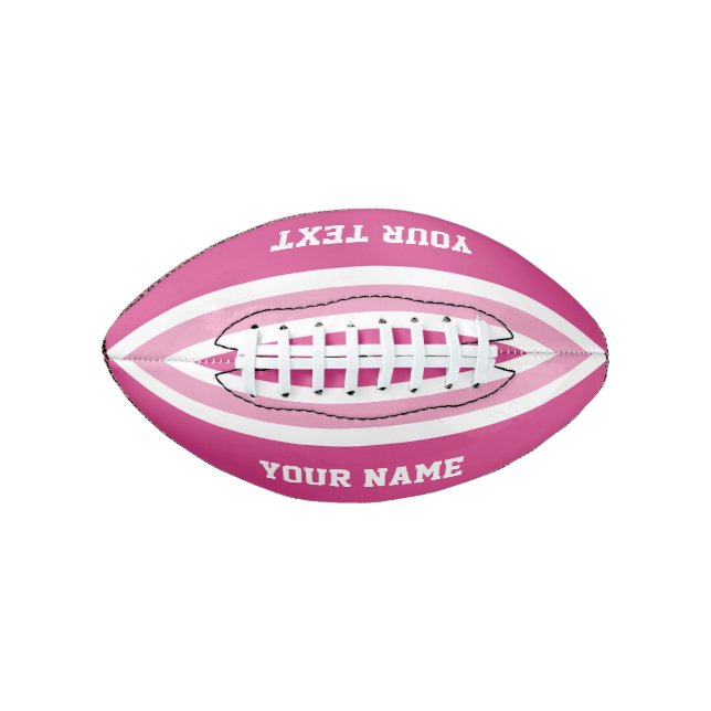 Stripes Pattern custom footballs (Front)