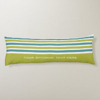 Stripes Pattern custom monogram body cushion