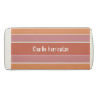 Stripes Pattern custom name erasers