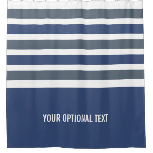 Stripes Pattern custom shower curtain