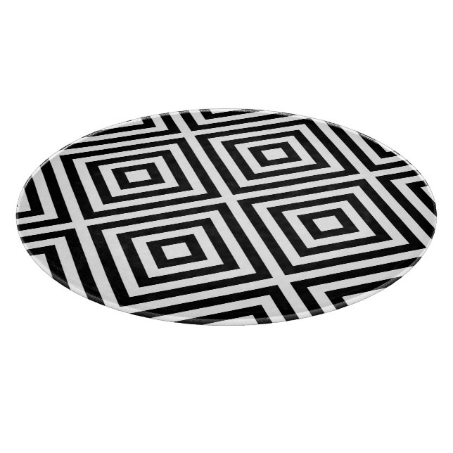 Stripes Pattern Cutting Board (Corner)