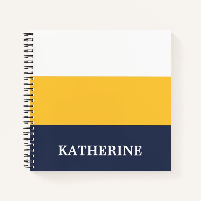 Stripes Pattern Notebook (Front)