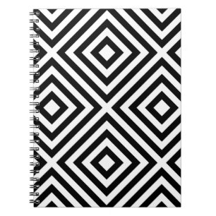 Stripes Pattern Spiral Notebook