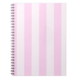 Stripes - Pink and Light Pink Notebook