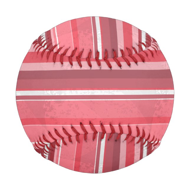 Stripes Pink Baseball (Back)