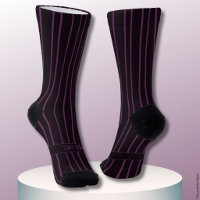 Stripes, purple on darkest red, true classic