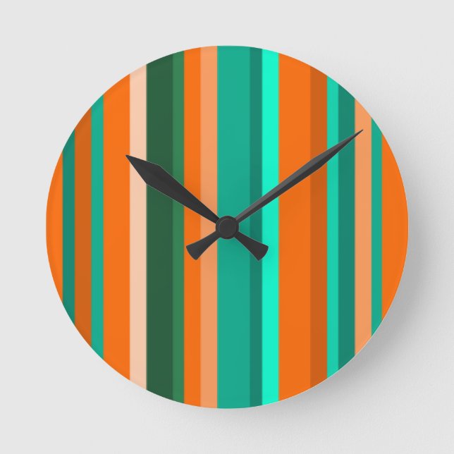 Stripes  round clock (Front)