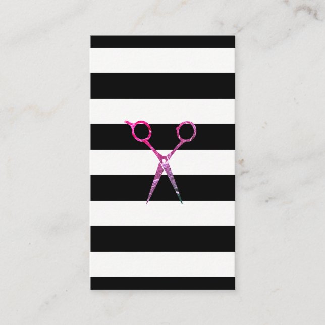 Stripes Scissors Appointment (Front)