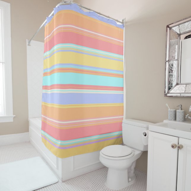 Stripes Shower Curtain (In Situ)