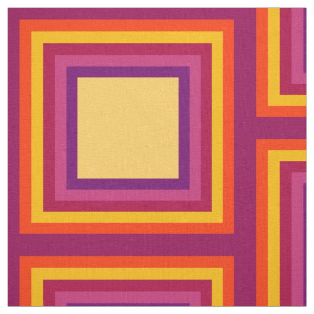 Stripes Square Frame coloured 01 + your idea Fabric (Swatch)