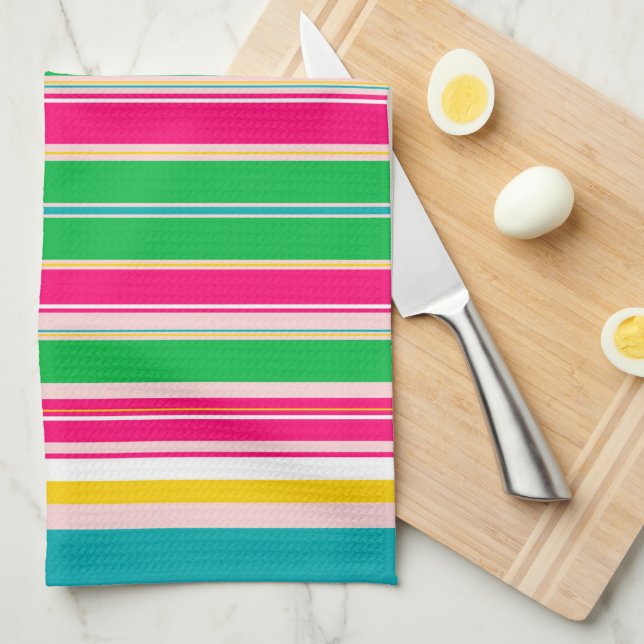 Stripes Tea Towel (Quarter Fold)
