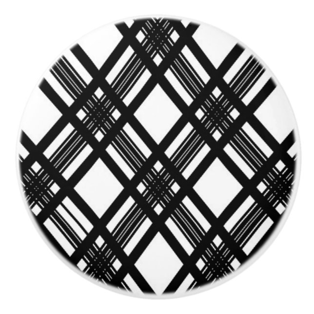 Stripes Texture Ceramic Knob (Front)