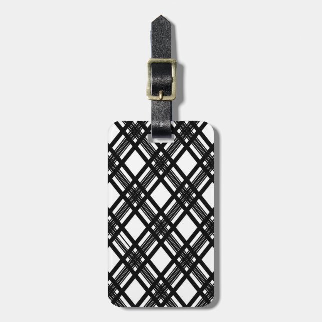 Stripes Texture Luggage Tag (Front Vertical)