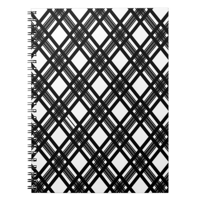 Stripes Texture Spiral Notebook (Front)