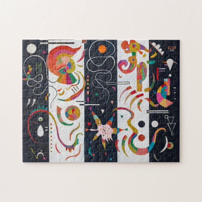 Stripes, Wassily Kandinsky Jigsaw Puzzle (Horizontal)