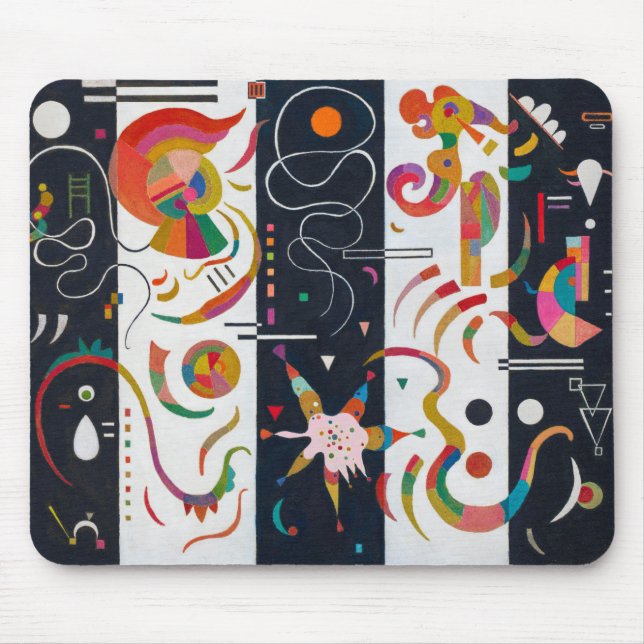 Stripes, Wassily Kandinsky Mouse Pad (Front)