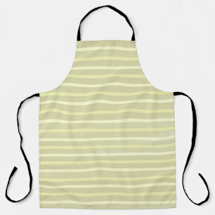 stripes watercolor art apron