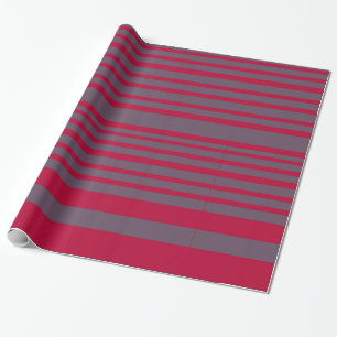Stripes  Wrapping PaperRed Grey Paper