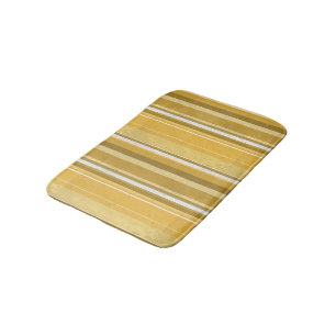 Stripes Yellow Bath Mat