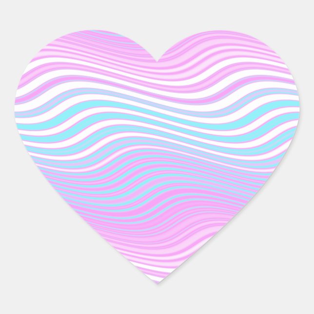 stripewave evolution : heart sticker (Front)
