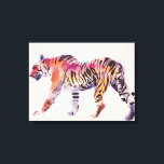 Stripey Canvas Print<br><div class="desc">Stripey (ink & w/c on paper) Adlington Mark / Private Collection / Bridgeman Images Wild Animals Mammals Wild Animals</div>