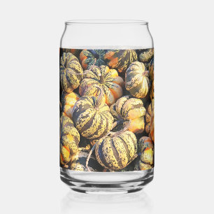 Stripey Pumpkins Cluster  Can Glass