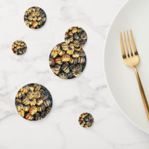 Stripey Pumpkins Cluster  Confetti