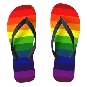STRIPITTY! STRIPETTY!  IT'S RAINBOW STRIPES! ~ JANDALS