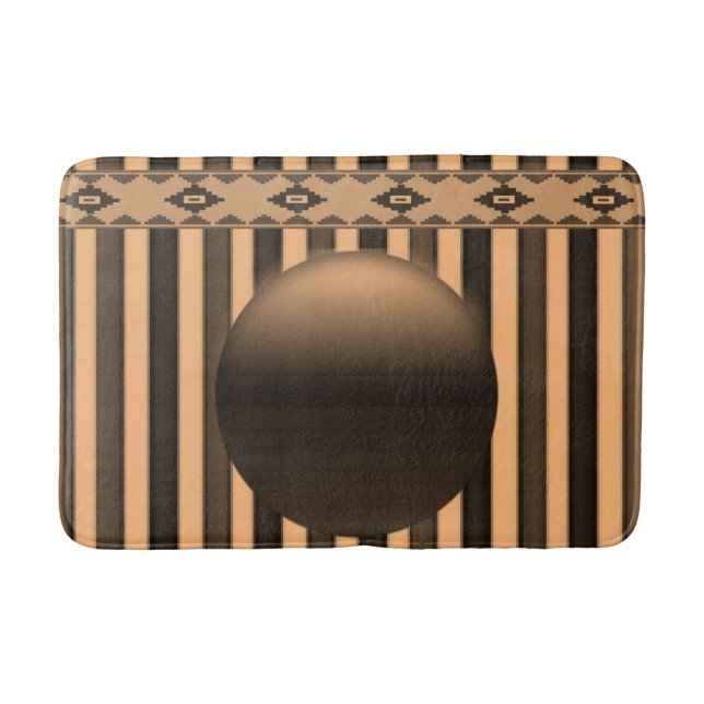 stripped bathroom bathmat (Front)