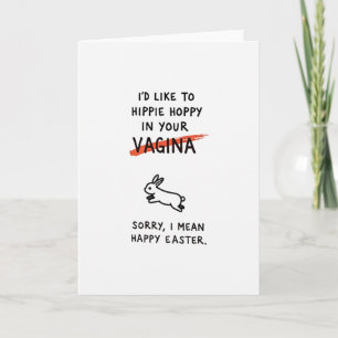 Stripped Easter Message Card