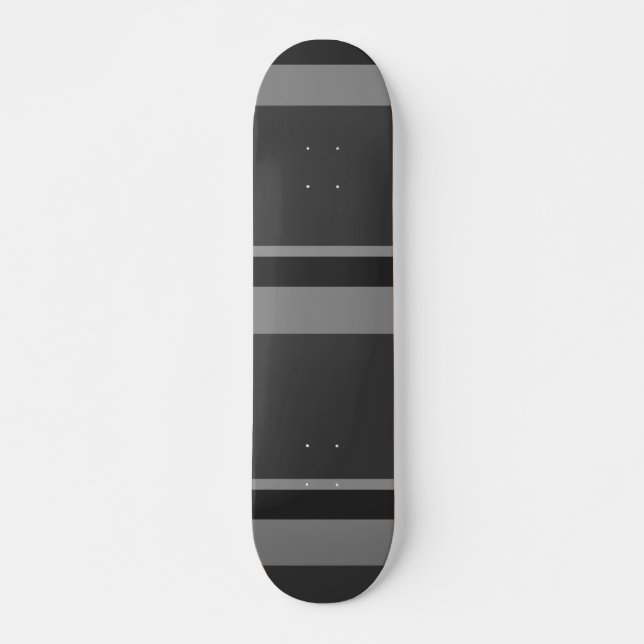 Strips - grey. skateboard (Front)