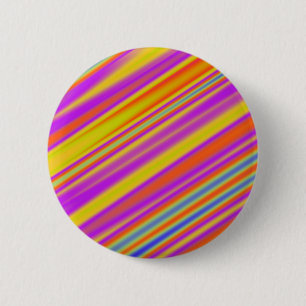 Stripy Abstract 6 Cm Round Badge