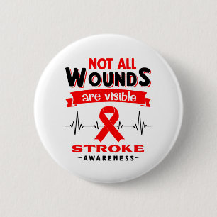 Stroke Awareness Month Ribbon Gifts 6 Cm Round Badge