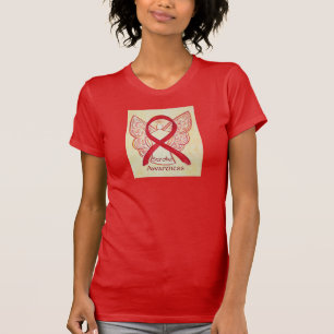 Stroke Awareness Red Ribbon Angel Shirt