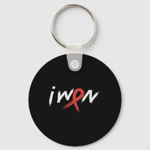 Stroke Awareness Red Ribbon I Won Brain Aneurysm S Key Ring