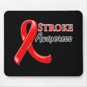 Stroke Awareness Ribbon Mouse Pad