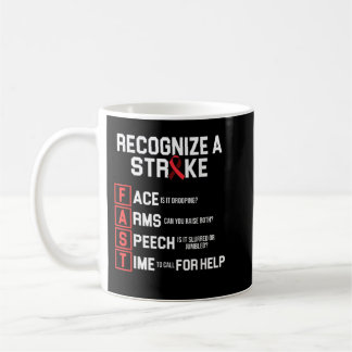 Stroke Awareness Survivor Fast Strong Warrior Coffee Mug