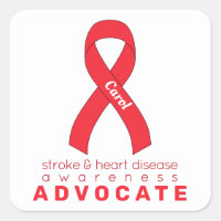 Stroke & Heart Disease Advocate White