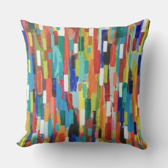 Stroke of Luck 20 x 20 Poly Throw Pillow (Front)